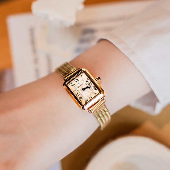 Rectangular Milan Mesh Belt Middle Ancient Watch - Image 3