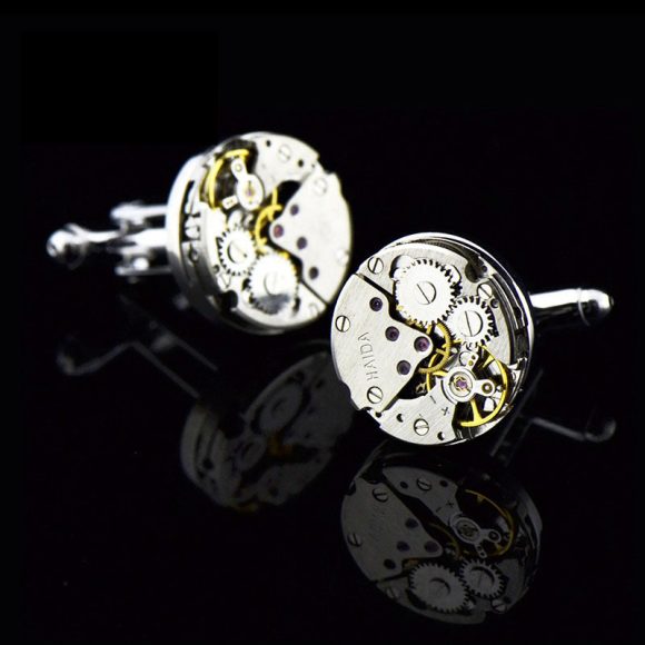 Mechanical Movement French Shirt Cufflinks - Image 2