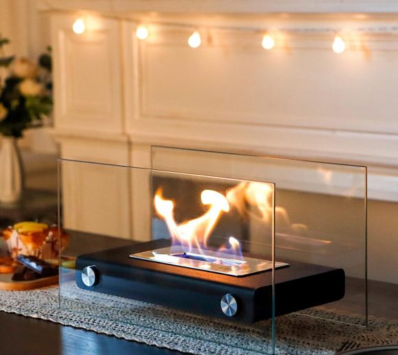 Desktop Living Room Dining Table High-grade Ornaments Real Fire Ethanol Fireplace Heating Decoration - Image 6