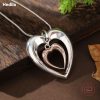 New Hollow Two-color Love Snake Bones Chain Pendant - Image 2