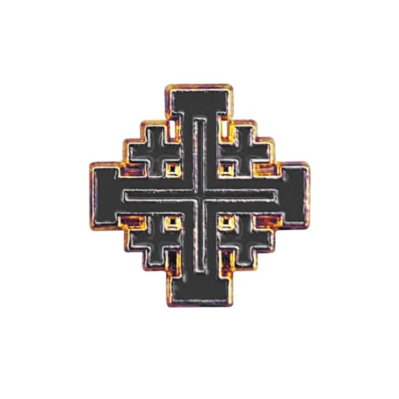 Blessing Brooch Badge Jerusalem Cross - Image 2