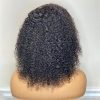 Kinky Curly Short Bob Lace Front Human Hair Wig - Image 4