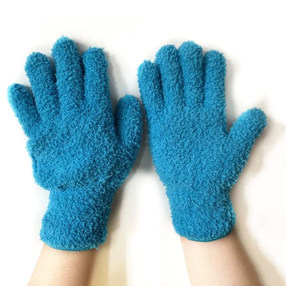 Half Velvet Comfortable Fine Fiber Dust Gloves - Image 8