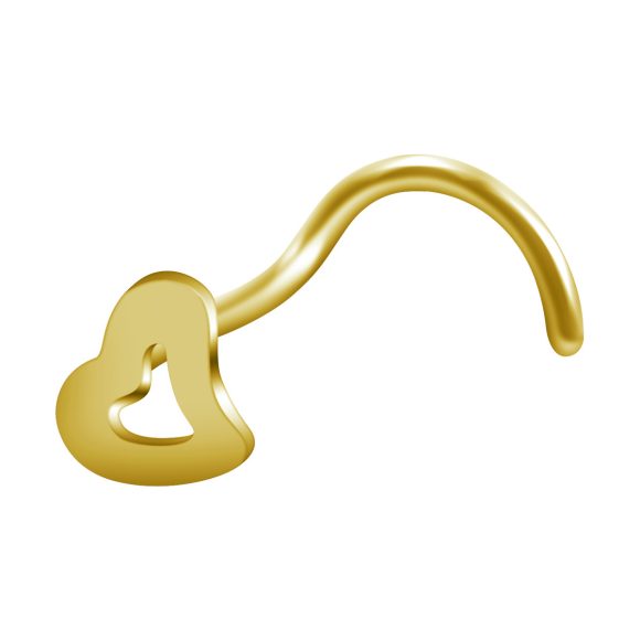 New European And American Love Nose Stud Stainless Steel S-shaped Corner Nose Ring - Image 9