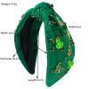 Rhinestone Green Clover Decoration Hair Accessories Hair Hoop Female - Image 2
