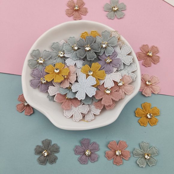 Five Petal Flower Ultrasonic Children Headwear Barrettes DIY Ornament Accessories - Image 5