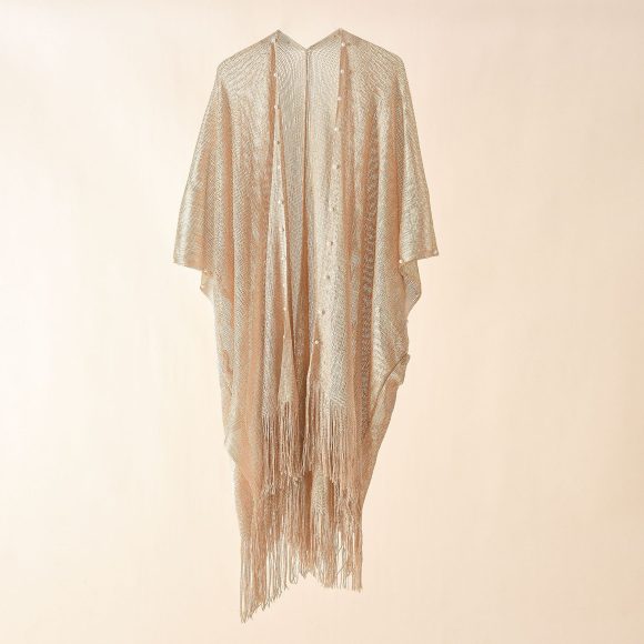 Nail Pearl Beach Shawl Cardigan Mid-length - Image 9