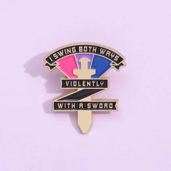 Creative Letter Cartoon Souvenir Metal Badge - Image 6