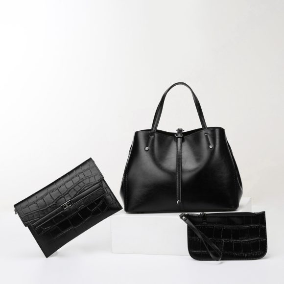 Luxury Retro Women's Hand-carrying Solid Color Simple - Image 9