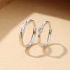 S925 Sterling Silver Ring For Men And Women Simple Bracelet Adjustable - Image 3