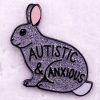 Cute Rabbit Brooch For Autism And Anxiety