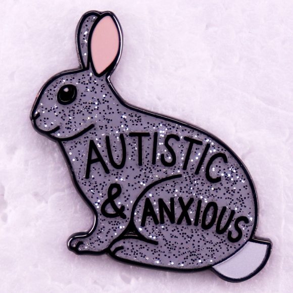 Cute Rabbit Brooch For Autism And Anxiety