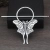 Female Viking Barrettes Animal Alloy Crescent Cloud - Image 3