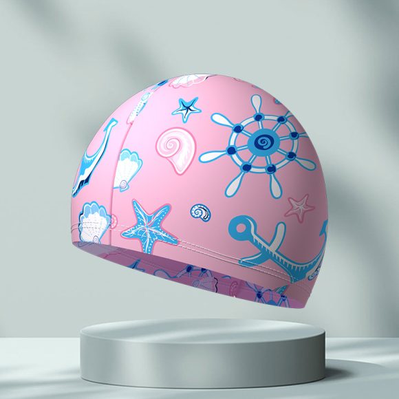 Simple Printing High Elastic Comfortable Swimming Cap - Image 4