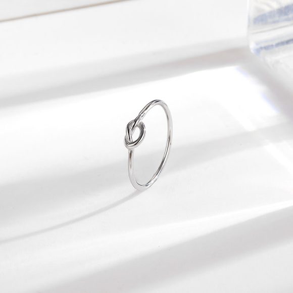 Simple Bends And Hitches Titanium Steel Ring Light Luxury Personality - Image 3
