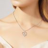Women's Personalized Cat's Paw Love Necklace