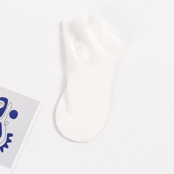 Women's Socks Thin Lace Lace Cotton Base - Image 5