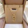 Ethnic Style Dreamcatcher Light Luxury Temperament Full Diamond Necklace - Image 2