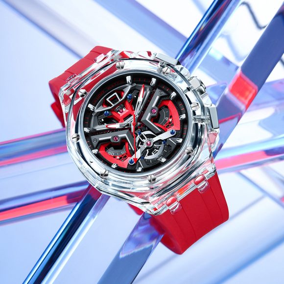 High-Grade Three-Dimensional Hollow Carved Luminous Quartz Watch - Image 2