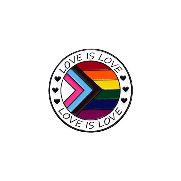 Women's Fashion English Letter Rainbow Love Alloy Drip Badge - Image 8