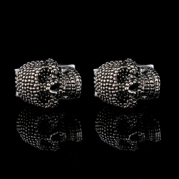 Titanium Steel Hollow Football Cufflink - Image 8