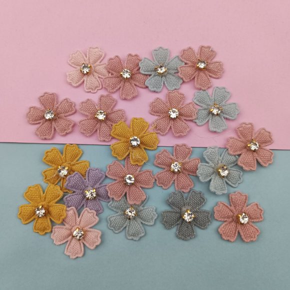 Five Petal Flower Ultrasonic Children Headwear Barrettes DIY Ornament Accessories - Image 2