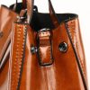 Luxury Retro Women's Hand-carrying Solid Color Simple - Image 3