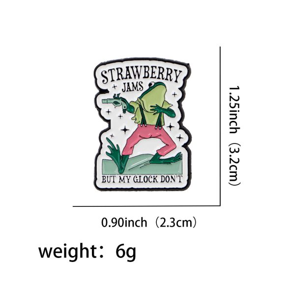 Brooch Cartoon Golden M Badge Creative English Letters - Image 9