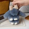 Cartoon Plush Bunny Keychain Pendant - Image 2
