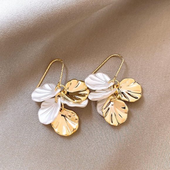 C- Ring Shell Tassel Delicate Earrings Women - Image 6