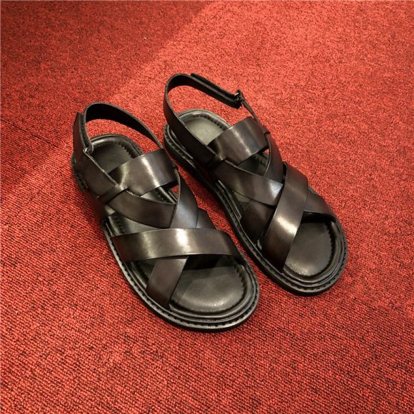 Summer Genuine Leather Casual Sandals Men - Image 2