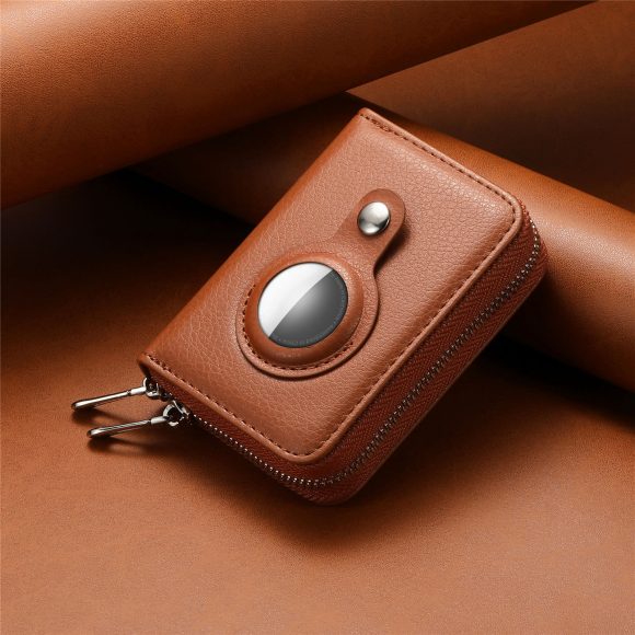 RFID Double Zip Wallet Sets Carbon Fiber PU Storage Card Sleeve - Image 9