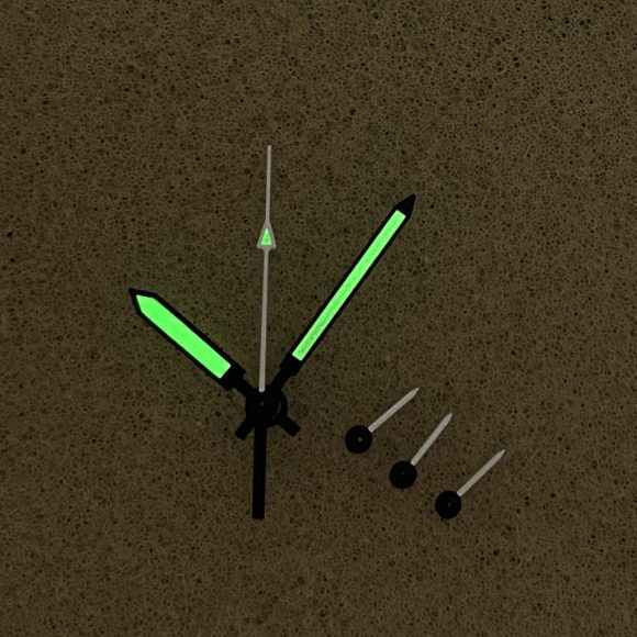 VK63 Black White Green Luminous Watch Pointer Accessories - Image 2