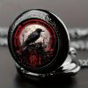 Fashion Retro Flip Decoration Necklace Watch Women