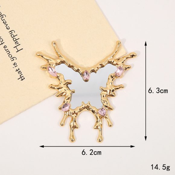 Liquid Fluid Water Drop Heart Shape Mirror Accessories - Image 9