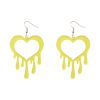 European And American Colorful Love Valentine's Day Gradient Fashion Sweet Acrylic Earrings - Image 4