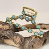 Artistic Retro Turquoise Classic Women's Back Head Hair Claw - Image 2
