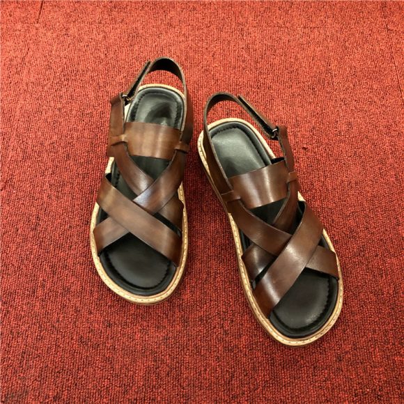 Summer Genuine Leather Casual Sandals Men - Image 4