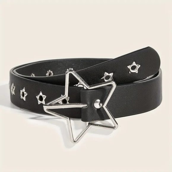 Female Punk Rivet XINGX Porous Personality Belt - Image 6