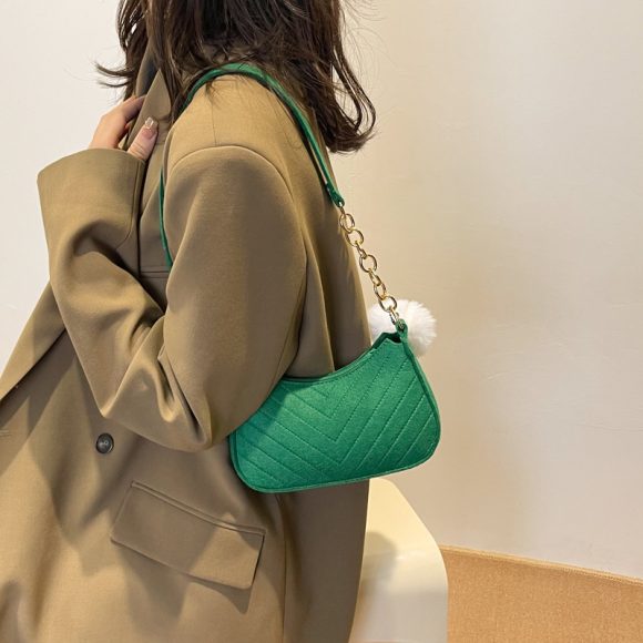 Casual Women's New Retro Solid Color Shoulder Messenger Bag - Image 2