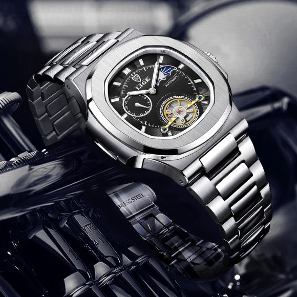 Men's Fashion Business Automatic Mechanical Watch - Image 5