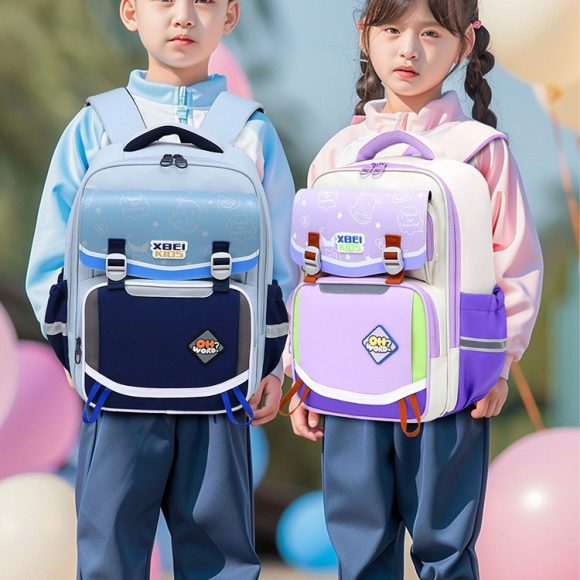 Schoolbag Burden Reduction Spine Protection Lightweight And Large Capacity Backpack - Image 9