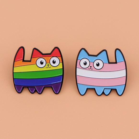Creative Cute Cartoon Cat Alloy Animal Brooch - Image 4