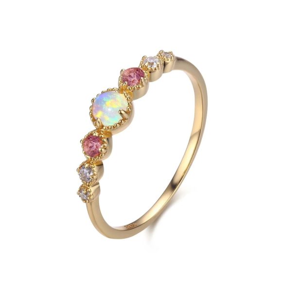 S925 Sterling Silver Diamond Round Ring For Women - Image 2