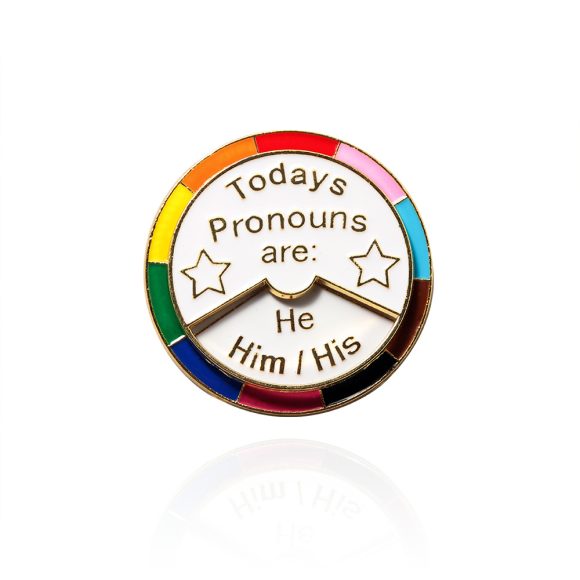 Daily Plural Select Rainbow Brooch Keychain - Image 4