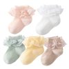 Fashion Individual Breathable Lace Girls' Socks - Image 5