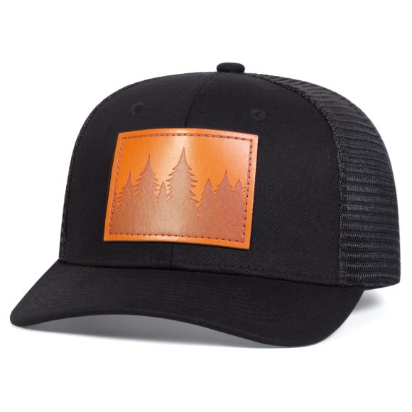 Men's Leather Baseball Cap With Slight Bending - Image 8