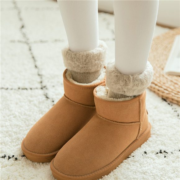 Winter Thick Wool Lined Warm Stockings - Image 8