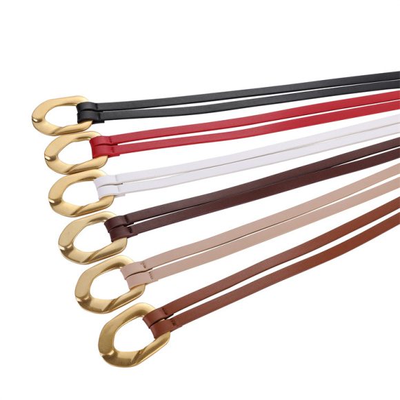 Fashionable And Novel Women's Knot Buckle Thin Belt - Image 10
