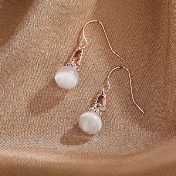 Geometric Ball Resin Necklace Earrings Jewelly Suit - Image 4